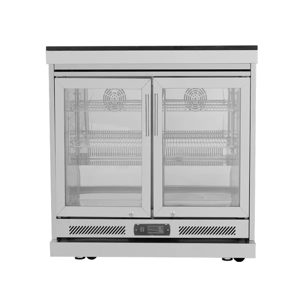 3728×576×900mm SS BBQ Outdoor Kitchen Cabinet Set With 6 Burner Grill,Double Door Sink Cabinet,Double Door Refrigerator Cabinet,Cabinet Ceramic Kamado Egg BBQ Grill - SC-P306-1A