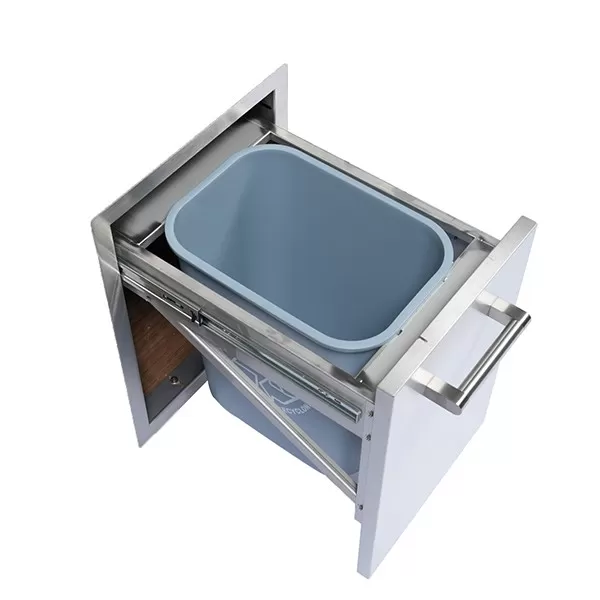 413×527×521mm 304 Stainless Steel Trash Drawer - NLS-16TRD