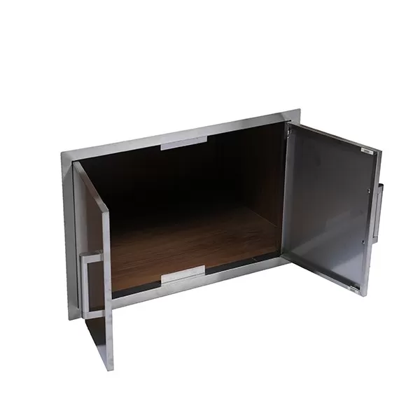 762×42×521mm 304 Stainless Steel Double Door - NLS-30DD