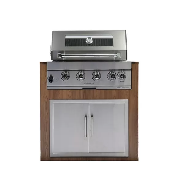 762×42×521mm 304 Stainless Steel Double Door - NLS-30DD