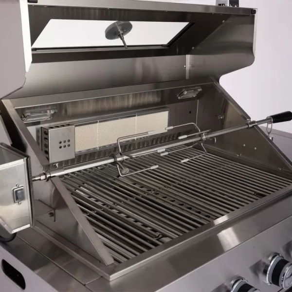 1102×576×543.5mm 304 Stainless Steel 6 Burner BBQ Grill - NL-6B01