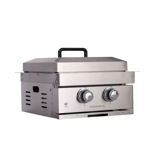490×576×398mm 304 Stainless Steel 2 Burner BBQ Grill - NL-1B02